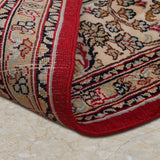 Ardeshina – Hand Knotted Silk Rug in Red/Beige