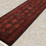 Bakhtiar – Hand Knotted Wool Rug in Brick Red/Orange Rust