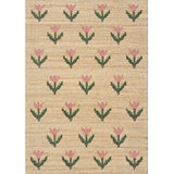 Gulpari – Hand Woven Jute Rug in Beige/Pink
