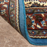 Nishapur – Hand Knotted Wool Rug in Blue/Brown