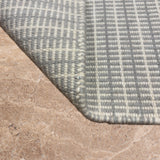 Ahaan Loom – Hand Woven Wool Rug in Stone Grey/Ivory
