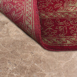 Arvanna - Hand Knotted Wool Rug in Red/Gold