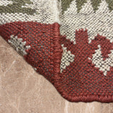 Rang Pahar – Hand Woven Jute Rug in Cream/Rust