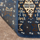 Aneesh - Hand Knotted Wool Rug in Cobalt Blue/Ivory