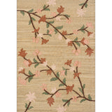 Petal Vana – Hand Woven Jute Rug in Beige