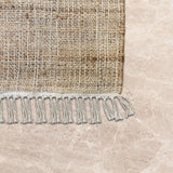 Petal Vana – Hand Woven Jute Rug in Beige