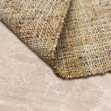 Petal Vana – Hand Woven Jute Rug in Beige