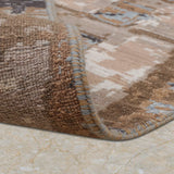 Winter Metropolis – Hand Knotted Wool Rug in Grey/Brown