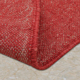 Desert Totem – Hand Woven Jute Rug in Red/Beige