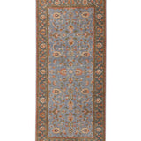 Gul-e-Khaak – Hand Knotted Wool Rug in Grey/Burnt Orange