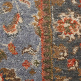 Gul-e-Khaak – Hand Knotted Wool Rug in Grey/Burnt Orange