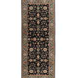 Siyah Bagh – Hand Knotted Wool Rug in Black/Grey