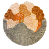 Petal Basin – Hand Tufted Wool Rug in Orange/Peach