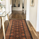 Aramesh - Hand Knotted Wool Rug In  Black/Brown