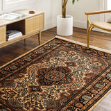 Kashvani - Hand Knotted Wool Rug In Mustard/Cream