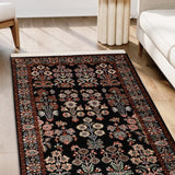 Rhea - Hand Knotted Wool Rug In Navy Blue