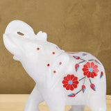 Hasti Pushpa - Sculpture in Marble