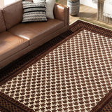 Patra - Hand Knotted Wool Rug In Cream/Mushroom Brown