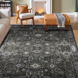 Vayra - Hand Knotted Wool Rug In Slate Grey