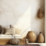 Rivaan - Hand Knotted Wool Rug in Cream/Navy Blue