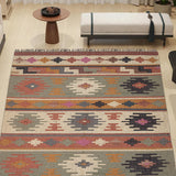 Sage - Hand Woven Jute Rug In Beige/Olive Green