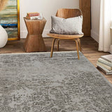 Phantom - Hand Knotted Wool Rug In Light Grey/Silver