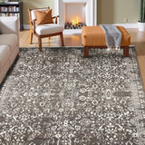 Avarin - Hand Knotted Wool Rug in Grey/White