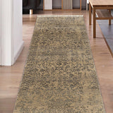 Meyram - Hand Knotted Wool Rug In Beige/Slate Grey