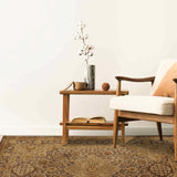 Tarazgah - Hand Tufted Wool Rug In Mud Brown/Mushrrom