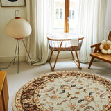 Nilofer - Hand Tufted Wool Rug In Sage Green/Brown