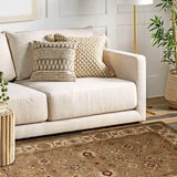 Bahram - Hand Tufted  Wool Rug In  Beige/Mushroom