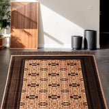 Vera - Hand Knotted Wool Rug In Beige/Brown
