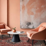 Safa - Hand Knotted Wool Rug In Rust/Blue
