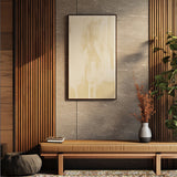 Baagicha - Hand Knotted Silk Rug In Cream/Mushroom Brown