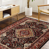 Tavira - Hand Knotted Wool Rug in Navy Blue/Cream
