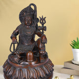 Yogi Lord Shiva - Sculpture in Brass