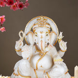 Lord Ganesha - Sculpture in Marble
