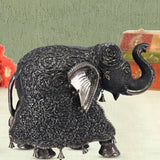 'Gajanan' - God Ganesha - Sculpture in White Metal