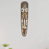 Golden Lama Mask - Mask in Wood