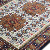 Iwan - Hand Knotted Wool Rug In Cream/Mustard Brown