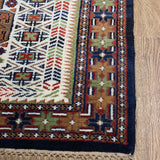 Iwan - Hand Knotted Wool Rug In Cream/Mustard Brown