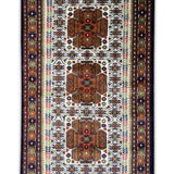 Iwan - Hand Knotted Wool Rug In Cream/Mustard Brown