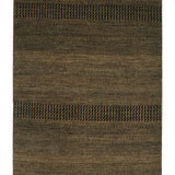 Tantrika - Hand Knotted Wool Rug in Black/Beige