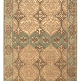 Zarafshan - Hand Knotted Wool Rug In Grey/Blue