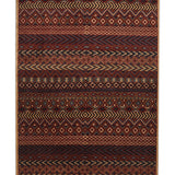 Tarkash - Hand Knotted Wool Rug In Maroon