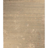Naya-Daur - Hand Knotted Wool Rug in  Light Grey/Off White