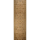 Gulshaan - Hand Knotted Silk Rug In Cream/ Mushroom