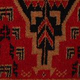 Rang Raah - Hand Knotted Wool Rug In Reddish Maroon