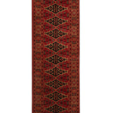 Rang Raah - Hand Knotted Wool Rug In Reddish Maroon
