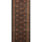 Aramesh - Hand Knotted Wool Rug In  Black/Brown